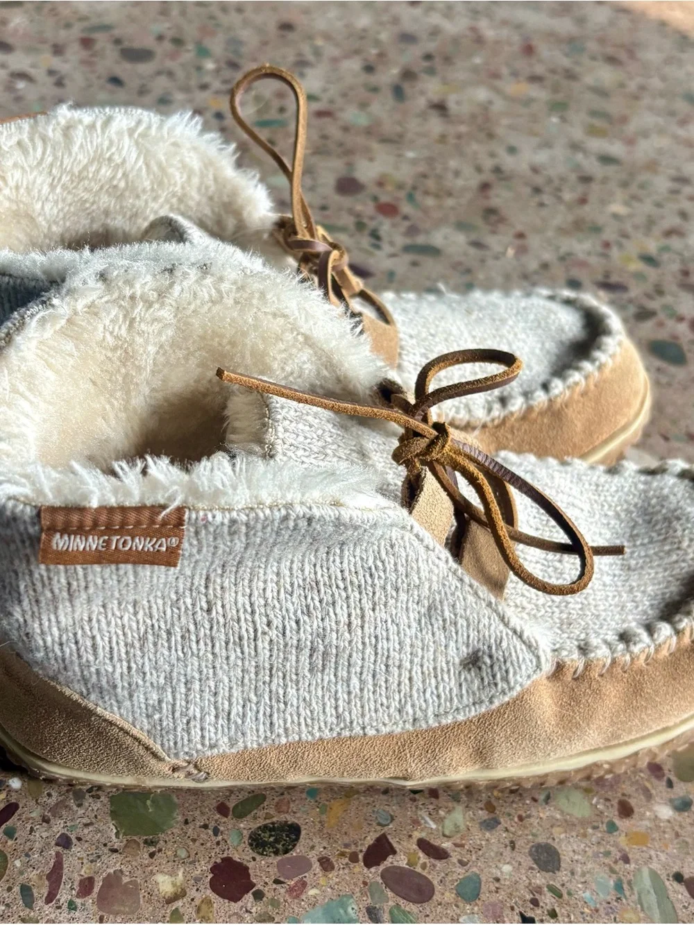 Minnetonka  Torrey Faux Fur lined Ankle Bootie